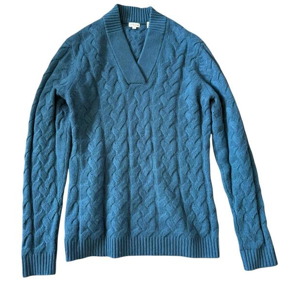 Bobby Jones 100% Cashmere Cable Knit Sweater – Size Medium - Picture 1 of 5